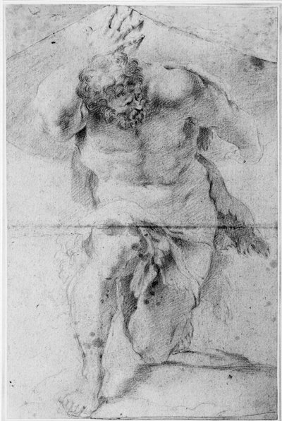 Hercules Holding the World by Annibale Carracci